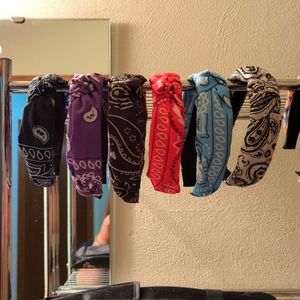 NWOT Knotted Headbands (Set of 6)